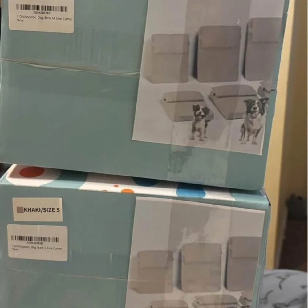Beige Pet Bed Set